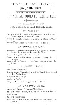 Flyer for private exhibition (JE-E-4-1 733)