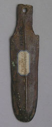 the bronze knife