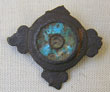 enamelled brooch
